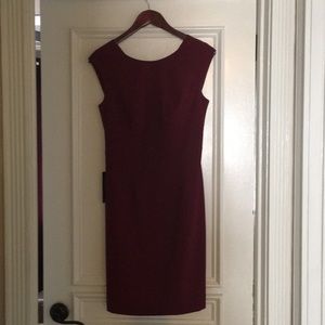 Beautiful fitted maroon dress